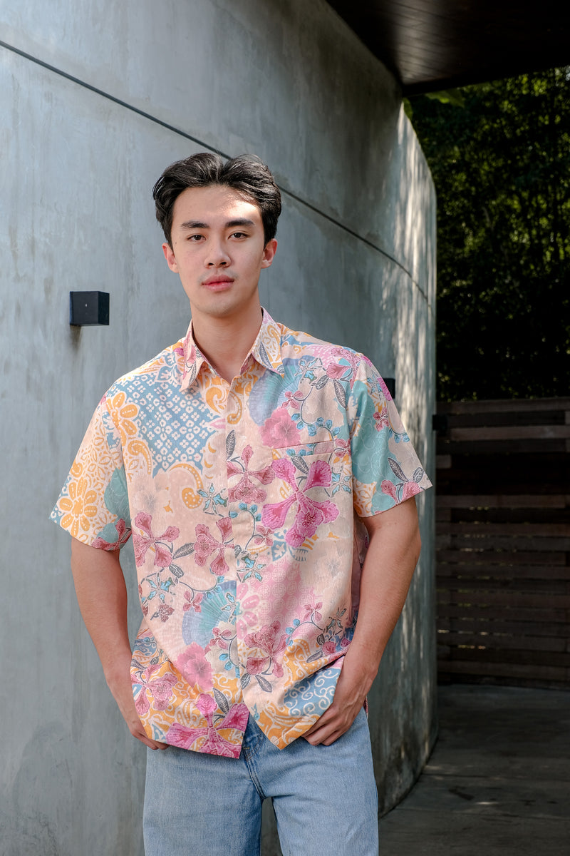 Anggrek Hitam Man Batik Shirt