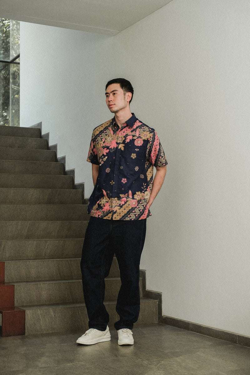Kinabalu Man Batik Shirt