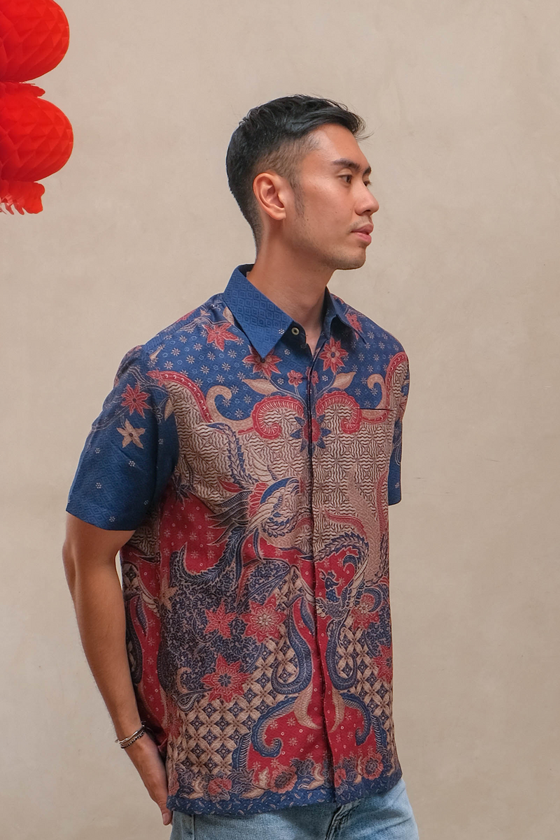 Lewotobi Man Batik Shirt