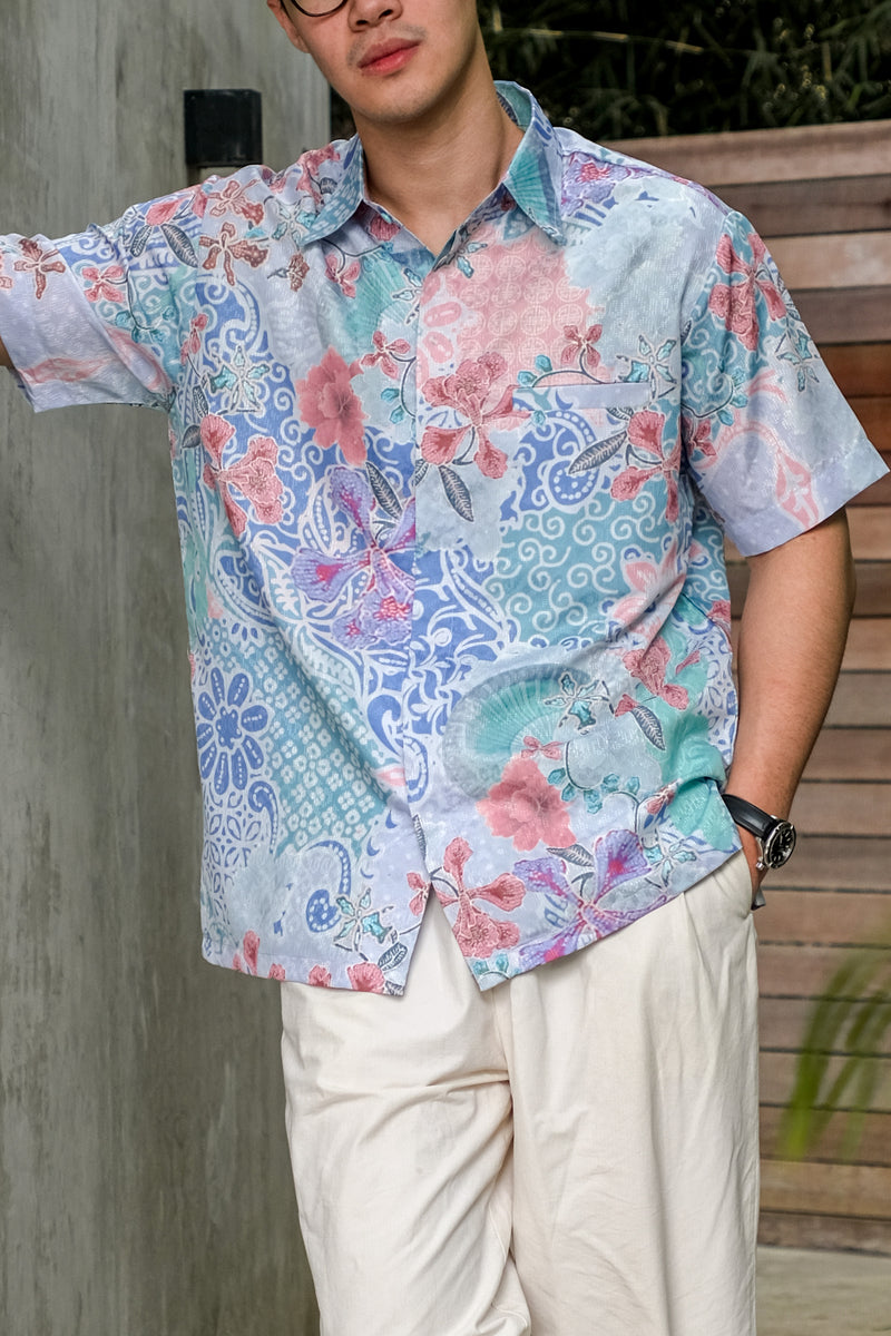 Anggrek Hitam Man Batik Shirt
