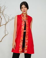 Lawu Long Vest - Red