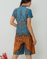 Poniki Cheongsam Jumpsuit - Light Blue