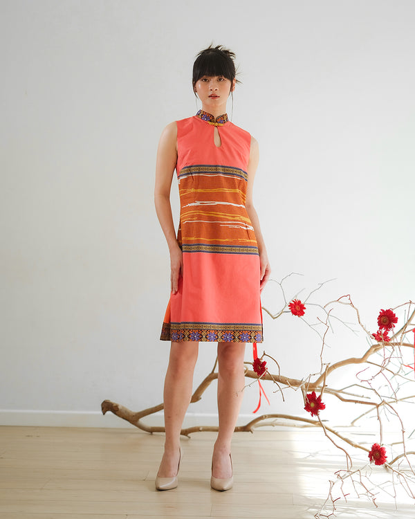 Liangpran Cheongsam Dress - Peach