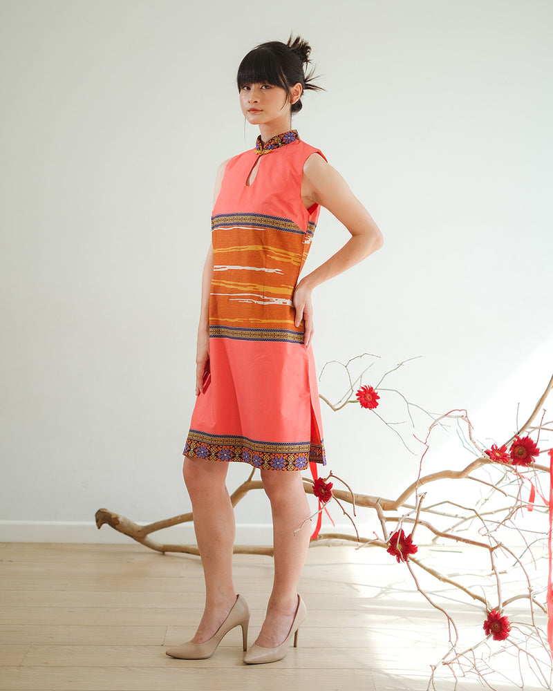 Liangpran Cheongsam Dress - Peach