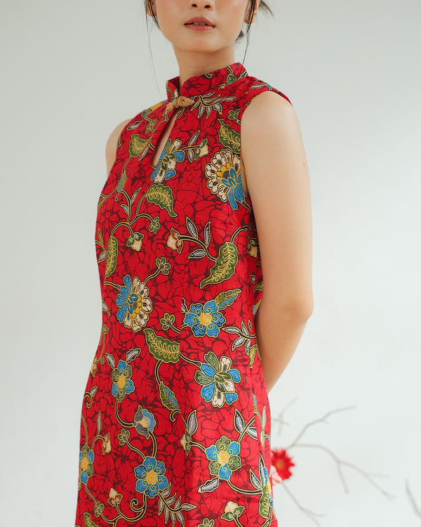 Liangpran Cheongsam Dress - Red