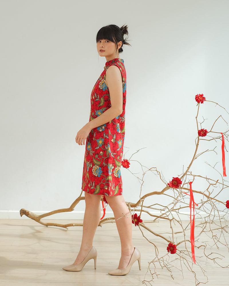 Liangpran Cheongsam Dress - Red